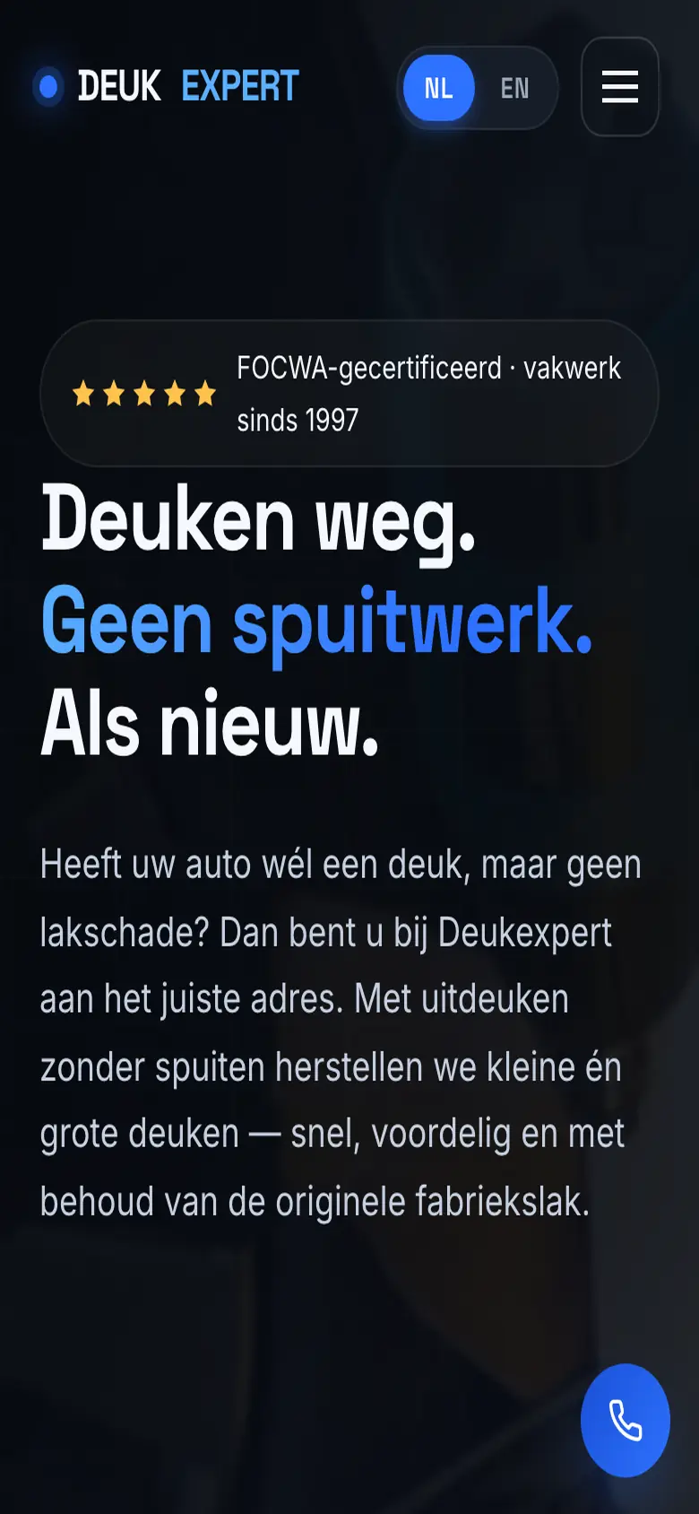 Schermafbeelding van Deukexpert op mobiel