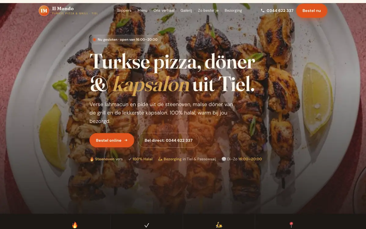 Schermafbeelding van Il Mondo Tiel op desktop