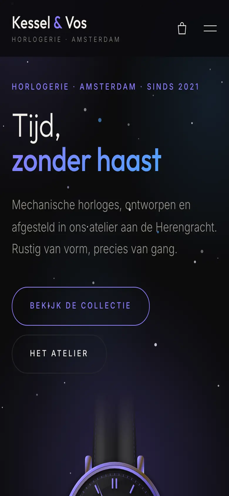 Schermafbeelding van Kessel en Vos op mobiel
